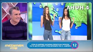 Το πρώτο δοκιμαστικό των αδερφών Καζαριάν για τηλεοπτική καριέρα - Μεσημέρι #Yes | OPEN TV
