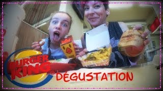 ? Dégustation Burger King ! ?