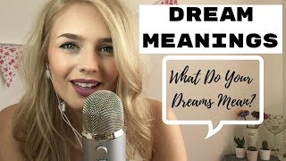 ASMR | Dream Meanings/Interpretations Whispered Ear To Ear #1
