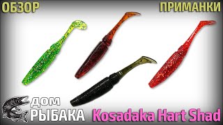 Съедобный силикон - Приманка под водой - Kosadaka Hart Shad