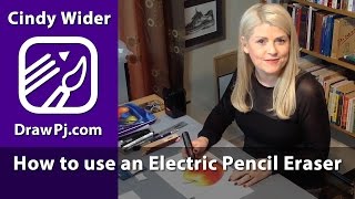 How to use an Electric Pencil Eraser (featuring the Derwent Battery Eraser)