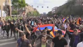 Ситуация в Ереване, где проходят акции протеста