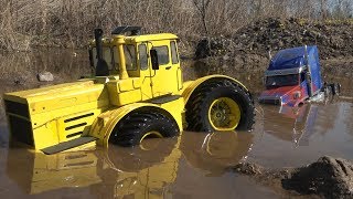 КИРОВЕЦ ВЫТАСКИВАЕТ ГРУЗОВИК ... Грузовик застрял в грязи! Offroad