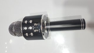 Karaoke Mikrofon Wster WS858 Bluetooth wireless kutu açılımı ve inceleme !