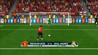 Manchester United vs Real Madrid | Penalty Shootout | PES 2017 Gameplay