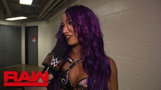 Sasha Banks basks in her Gauntlet Match victory: Raw Exclusive, May 28, 2018