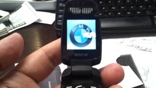 BMW flip key chain phone