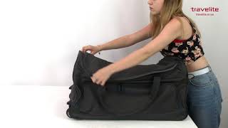 Обзор дорожной сумки на колесах Travelite BASICS/Anthracite TL096277-04
