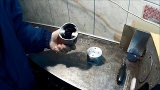 Компрессор из ДВС (ВАЗ-2108). Модернизация поршней. Do compressor from engine (VAZ-2108).