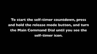 Nikon D90 Self-Timer Mode with Multiple Shots
