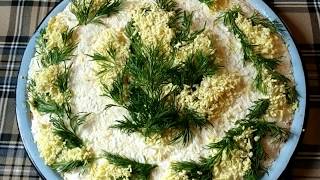 САЛАТ МИМОЗА  новый улучшенный рецепт