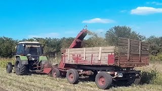 МТЗ 82.1 с КИР 1.5 и ЮМЗ -6Т с 2ПТС 4 ,силосование 2017