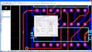Proteus PCB Design Software Track Editing Options