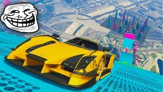 LA RAMPA TROLL! ME COMO LA GRUA!! - CARRERA GTA V ONLINE - GTA 5 ONLINE