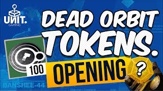 Destiny 2 - Dead orbit 100 token opening.. Hung Jury?