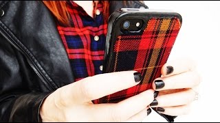 DIY Plaid/Flannel Cellphone Case