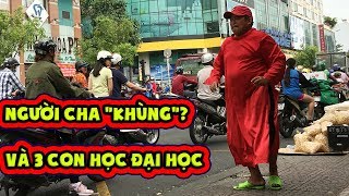 Người Cha 'Khùng' Đóng Ông Địa Nhảy Múa Trên Vỉa Hè, Bán Bỏng Để Nuôi 3 Con Ăn Học