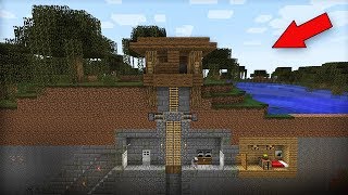 КАК ПОСТРОИТЬ БУНКЕР ПОД ДОМОМ ВЕДЬМЫ В МАЙНКРАФТ 100% ТРОЛЛИНГ ЛОВУШКА MINECRAFT
