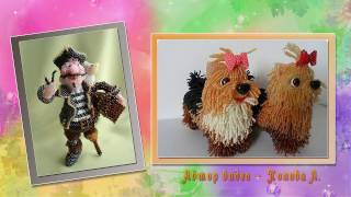 Игрушки из бисера.
