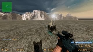 Counter Strike Source Zombie Escape mod online gameplay on LOTR Minas Tirith map