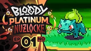WILD STARTER POKEMON WHAT - Pokémon Bloody Platinum Nuzlocke w/ Supra! Episode #01