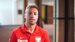 Thiago Cionek z brazylijskiej Polonii / Mundial 2018 pozdrowienia po portugalsku