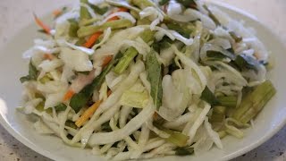 Cách làm Bắp cải muối rau cần | BẾP VIỆT 24