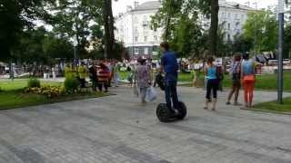 Катаюсь на Сигвее (или Сегвее=) ) (Segway) в первый раз! =)