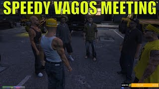 Speedy Vagos Gang Meeting | Nopixel GTA RP