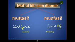 Belajar Nahwu 35 : Mengenal Maf'ul Bih (Objek) Dalam Bahasa Arab