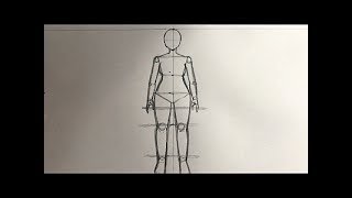 How to draw female anime body