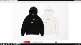 How to Cop SUPREME x CDG BOX LOGOS Manually Online