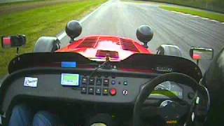 Caterham R500 vs Ferrari 430 Scuderia - Vålerbanen 20.Sept-2010