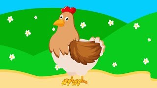 Мультик для Детей про Домашних Животных-Курочку. Развивающий Мультфильм для Малышей. Видео для Детей