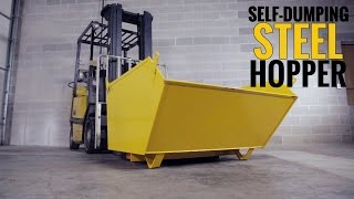 Self-Dumping Steel Hopper