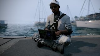Watch Dogs 2 - White Hat Outfit | Free Roam Gameplay (PC HD) [1080p60FPS]