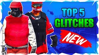 GTA 5 ONLINE TOP 5 SOLO GLITCHES 1.46! ANIMATION GLITCH, HEAVY ARMOR GLITCH, CLOTHING GLITCH & MORE!