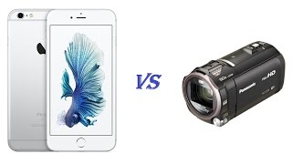 iPhone 6s Plus vs Panasonic HC-V770 - video test comparison