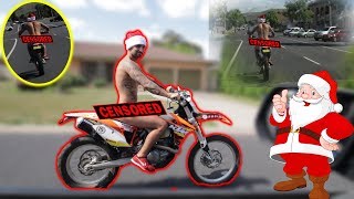 RIDING A MOTORBIKE THROUGH TOWN NAKED!!