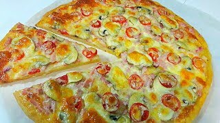 Такой Вкусной Пиццы Еще Не Пробовала / Вкуснейшая Домашняя Пицца в Духовке за 20 минут