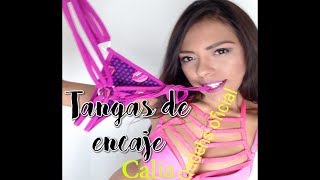 Tangas de encaje Calia Qadehs /