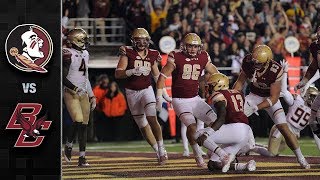 Florida State vs. Boston College Football Highlights (2017)