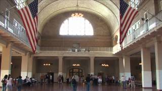 Tour of the Ellis Island Immigration Museum, Lower New York Harbour, USA