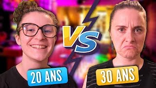 20 ANS vs 30 ANS
