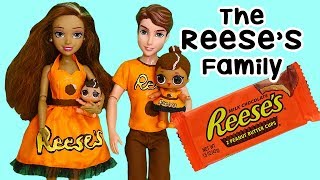 SWTAD LOL Families ! The Reese's Family in Candyland Pretend Play | Toys and Dolls Fun for Kids