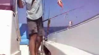 sakis papadakis ψαρεμα μπαλαδες deep drop fishing 5-7-2010