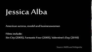 How to pronounce - Jessica Alba