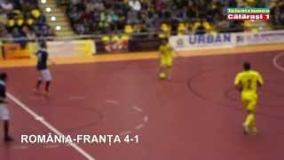 FUTSAL: ROMÂNIA CÂȘTIGĂ CU 4-1 ÎN PRIMUL MECI DIN "DUBLA" CU FRANȚA