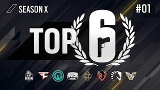 TOP 6 #1 | PRO LEAGUE SEASON X - Rainbow Six Siege