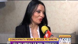 Dansatoarea Mona Constantinescu sare la gâtul lui Adi Minune, după ce a fost condamnată la închi